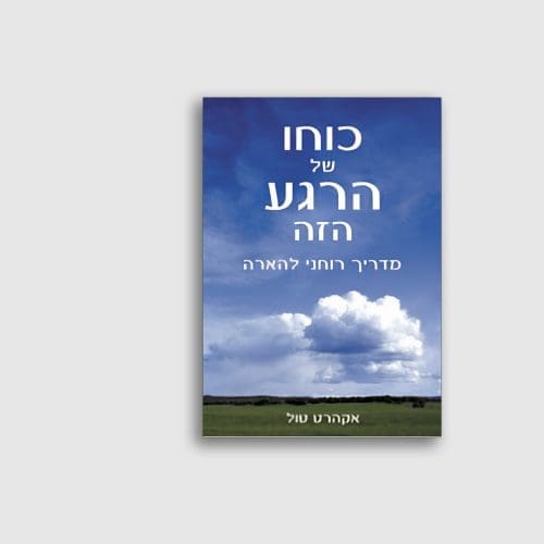 הספר כוחו של הרגע הזה